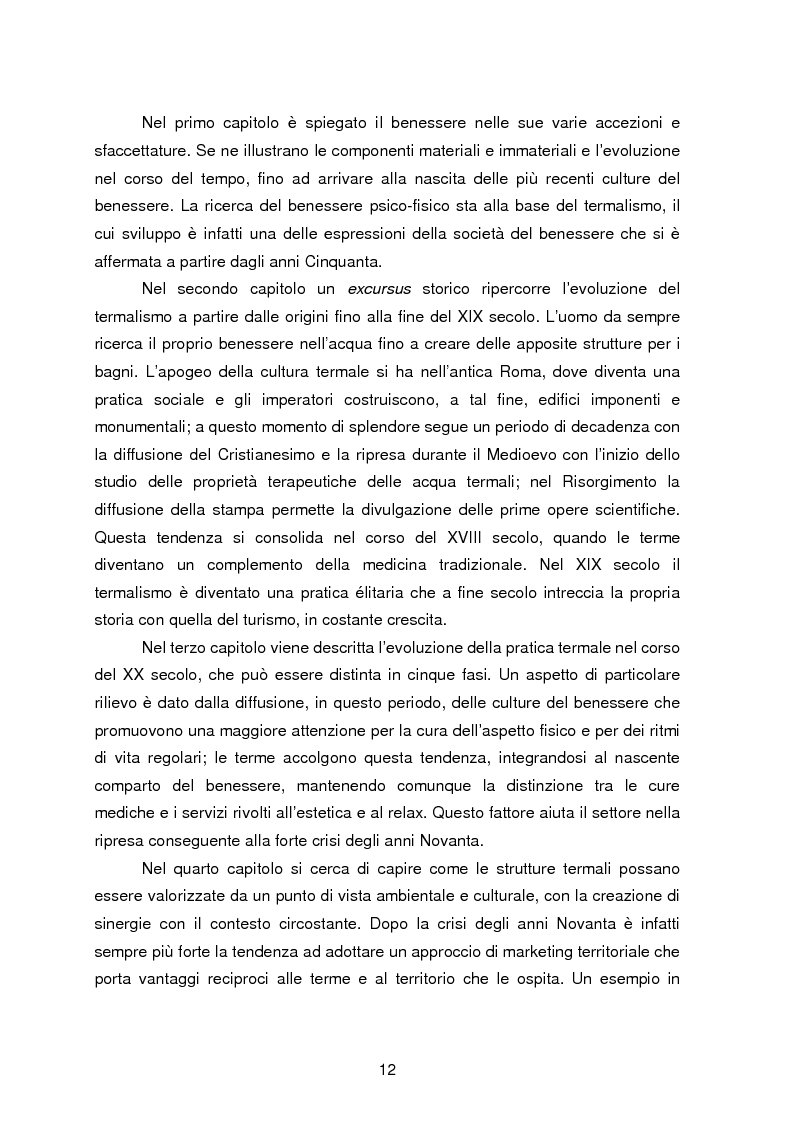 Anteprima della tesi: Le terme come risorsa sociale per la valorizzazione del territorio in Trentino e in Emilia-Romagna, Pagina 3
