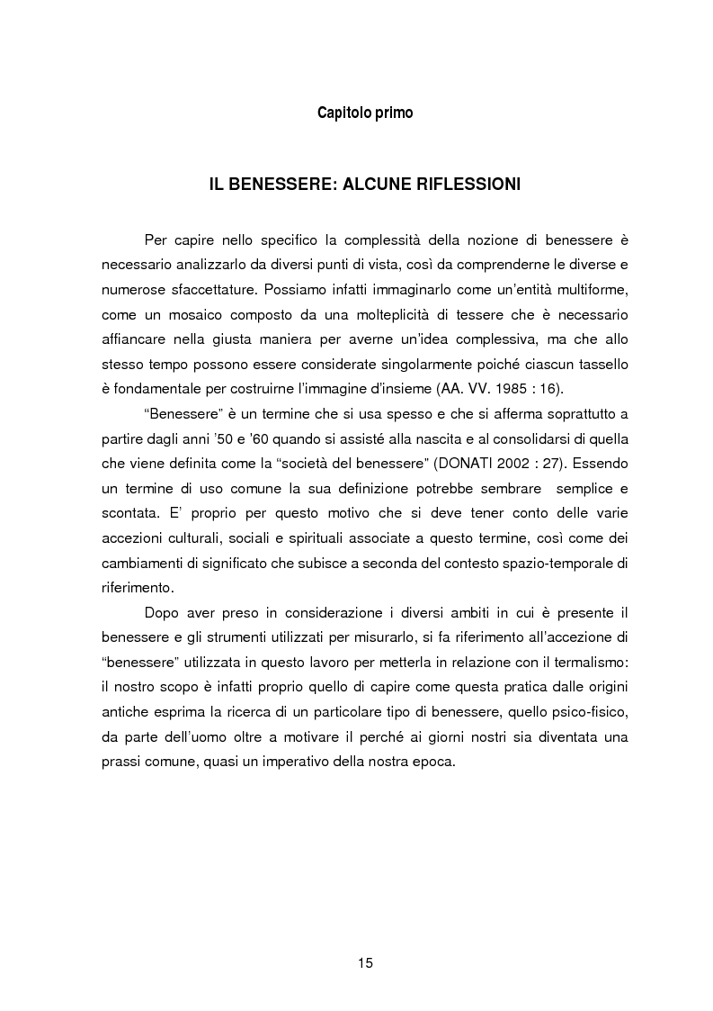 Anteprima della tesi: Le terme come risorsa sociale per la valorizzazione del territorio in Trentino e in Emilia-Romagna, Pagina 6