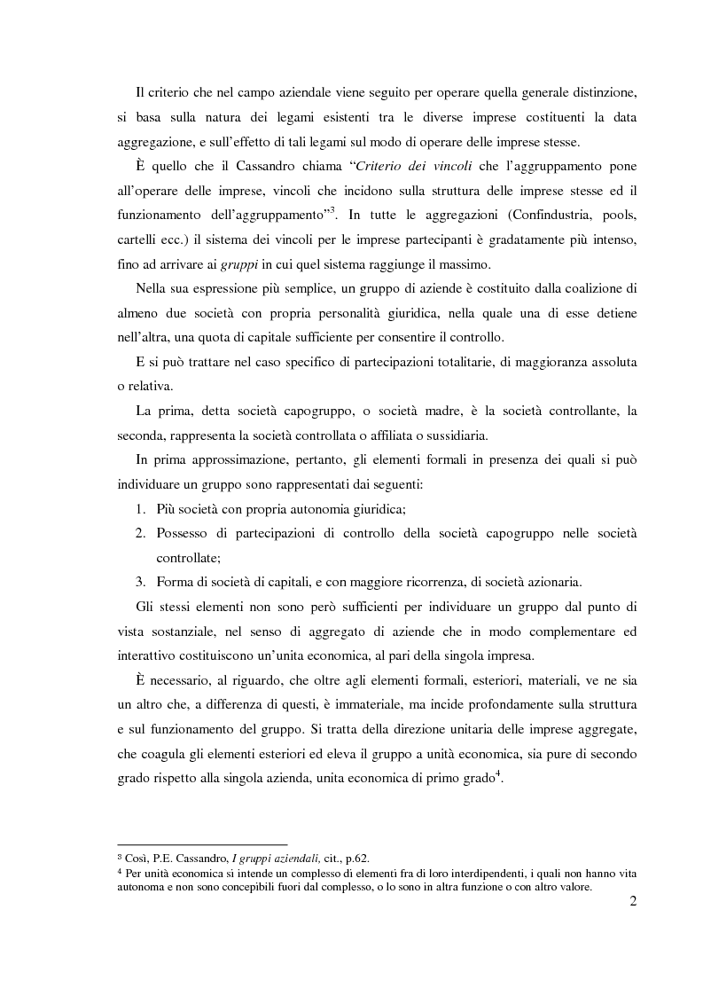 Anteprima della tesi: Il bilancio consolidato del gruppo Intesa Sanpaolo, Pagina 3