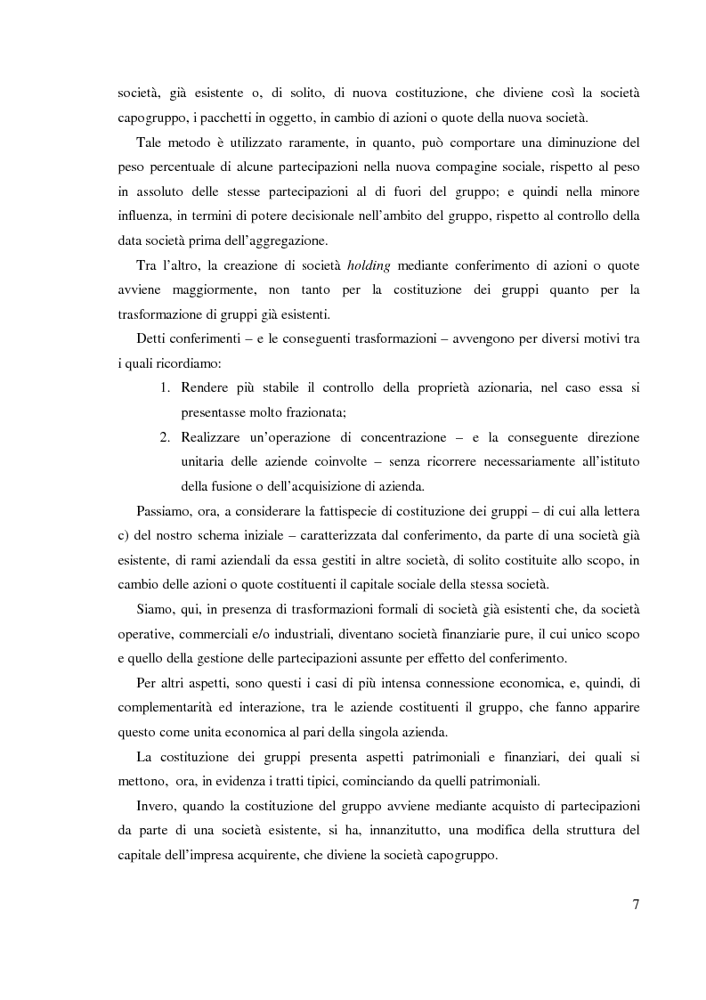Anteprima della tesi: Il bilancio consolidato del gruppo Intesa Sanpaolo, Pagina 8