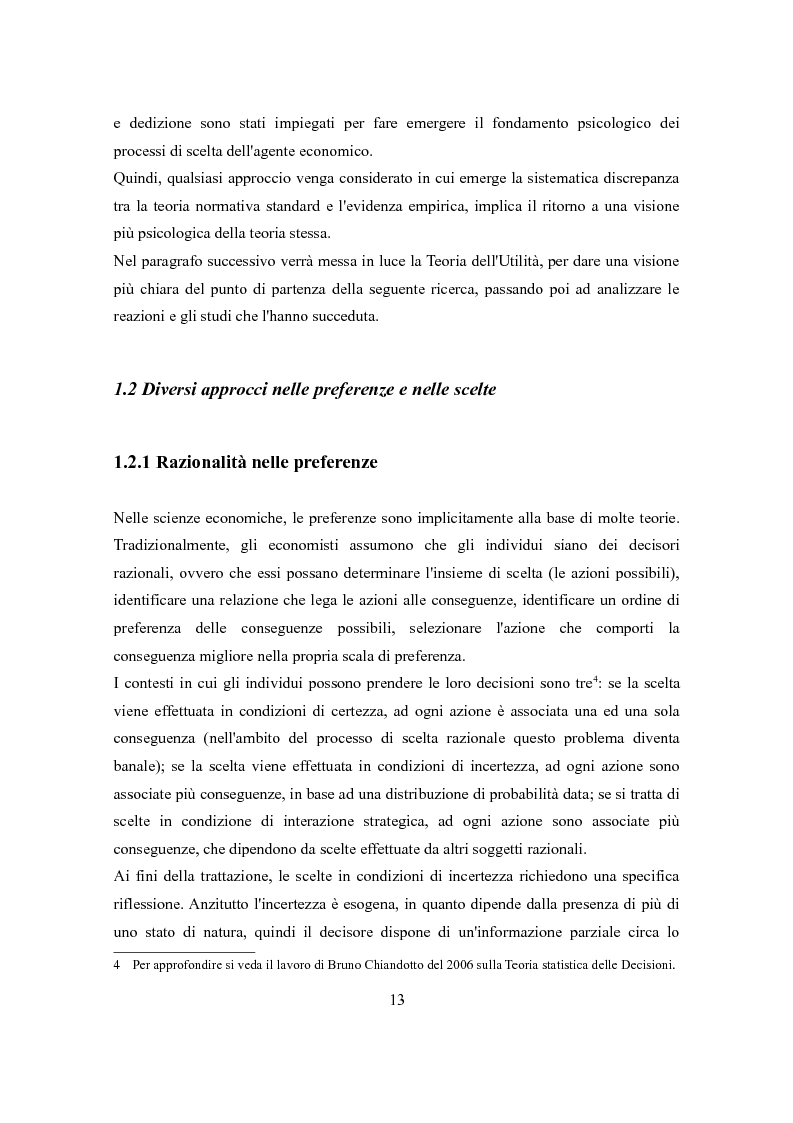 Anteprima della tesi: Differenze individuali negli effetti di contesto: il Cognitive Reflection Test, Pagina 8