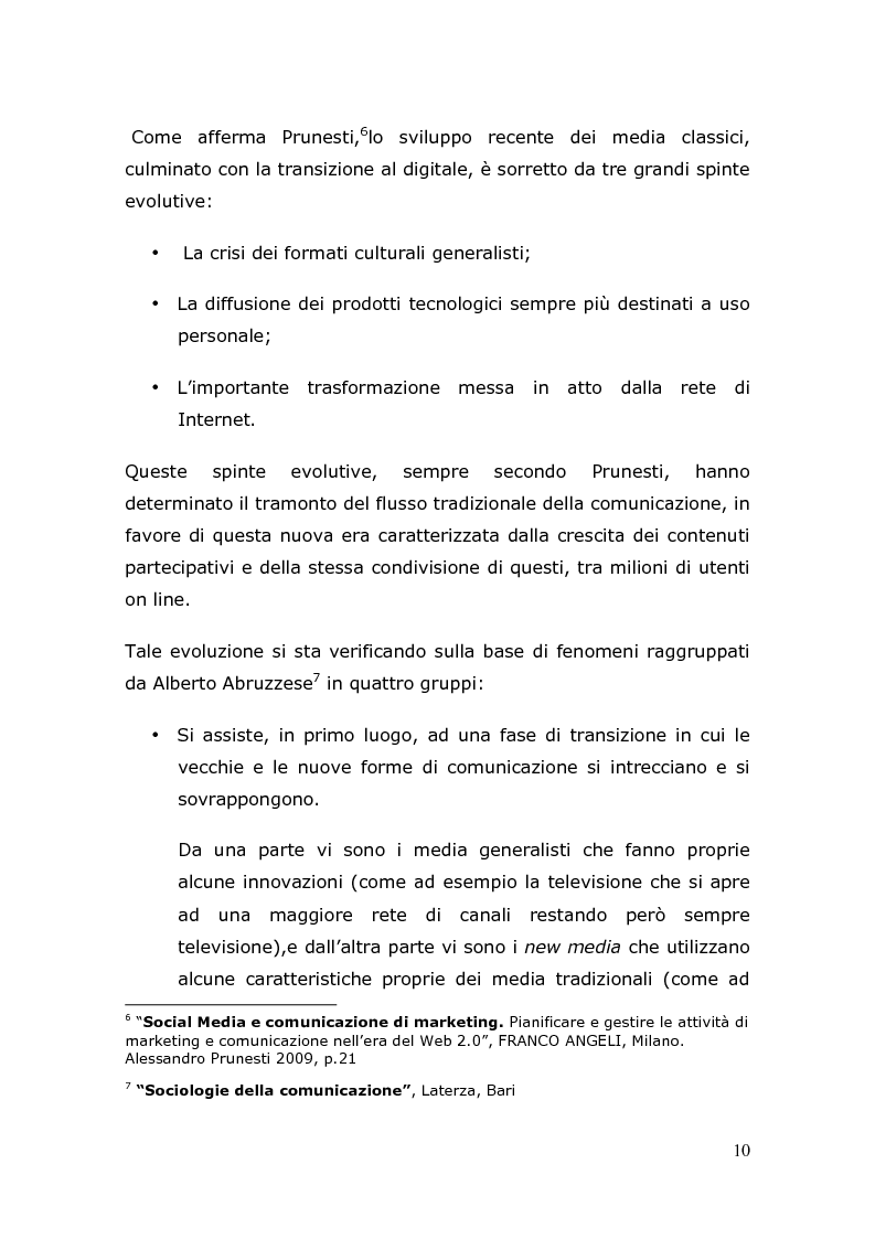 Anteprima della tesi: Verso una nuova era della comunicazione. Il caso ''The Best Job in the World'', Pagina 8