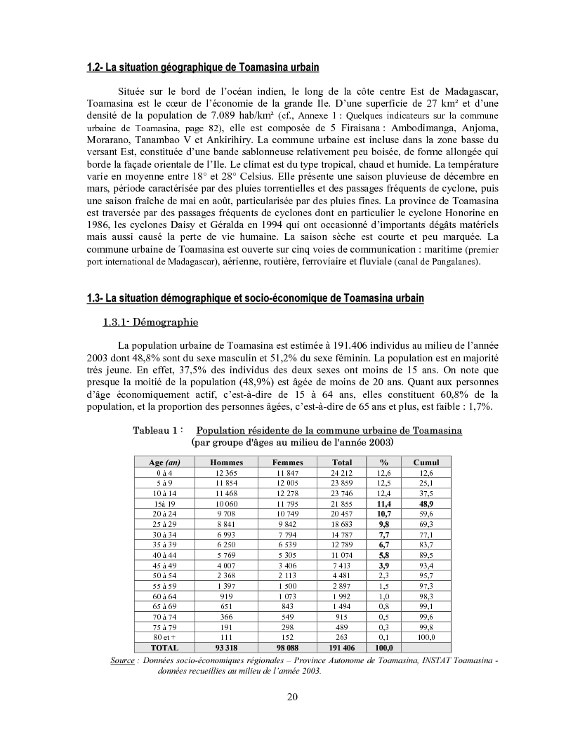 Anteprima della tesi: Evaluation de l’accès des ménages à la prise en charge des PVVIH, cas de Toamasina urbain, Madagascar, Pagina 11