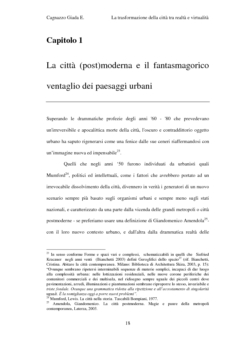 Anteprima della tesi: Trasformazione della città tra realtà e virtualità, Pagina 12