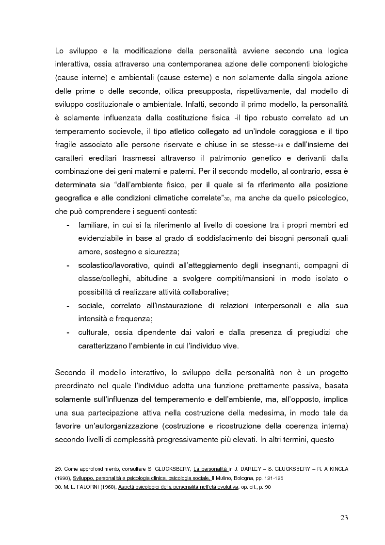 Estratto dalla tesi: I compagni di classe: una risorsa per l'integrazione