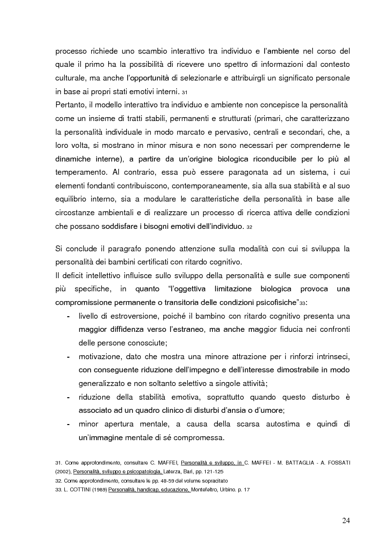 Anteprima della tesi: I compagni di classe: una risorsa per l'integrazione, Pagina 11