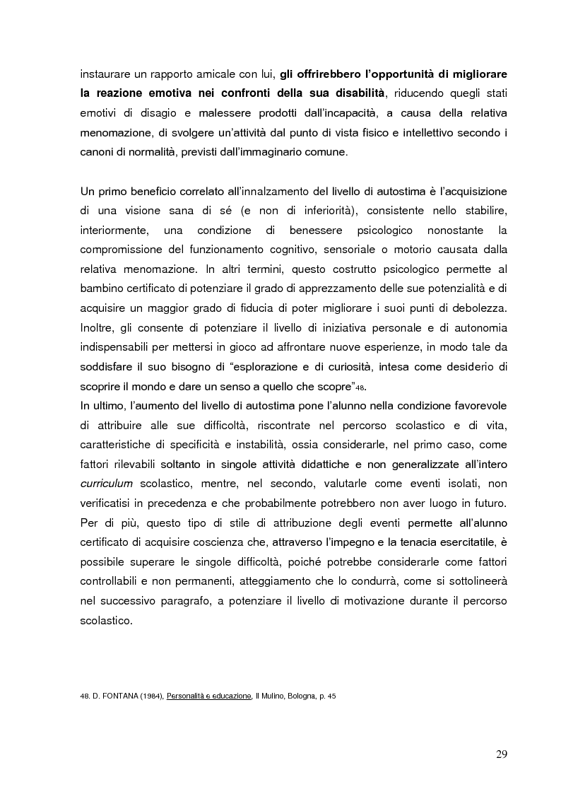 Anteprima della tesi: I compagni di classe: una risorsa per l'integrazione, Pagina 16
