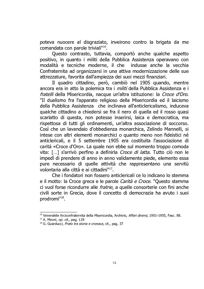 Anteprima della tesi: Analisi delle motivazioni dei volontari della Croce d'Oro di Prato in relazione alle tematiche della Religione Civile, Pagina 10