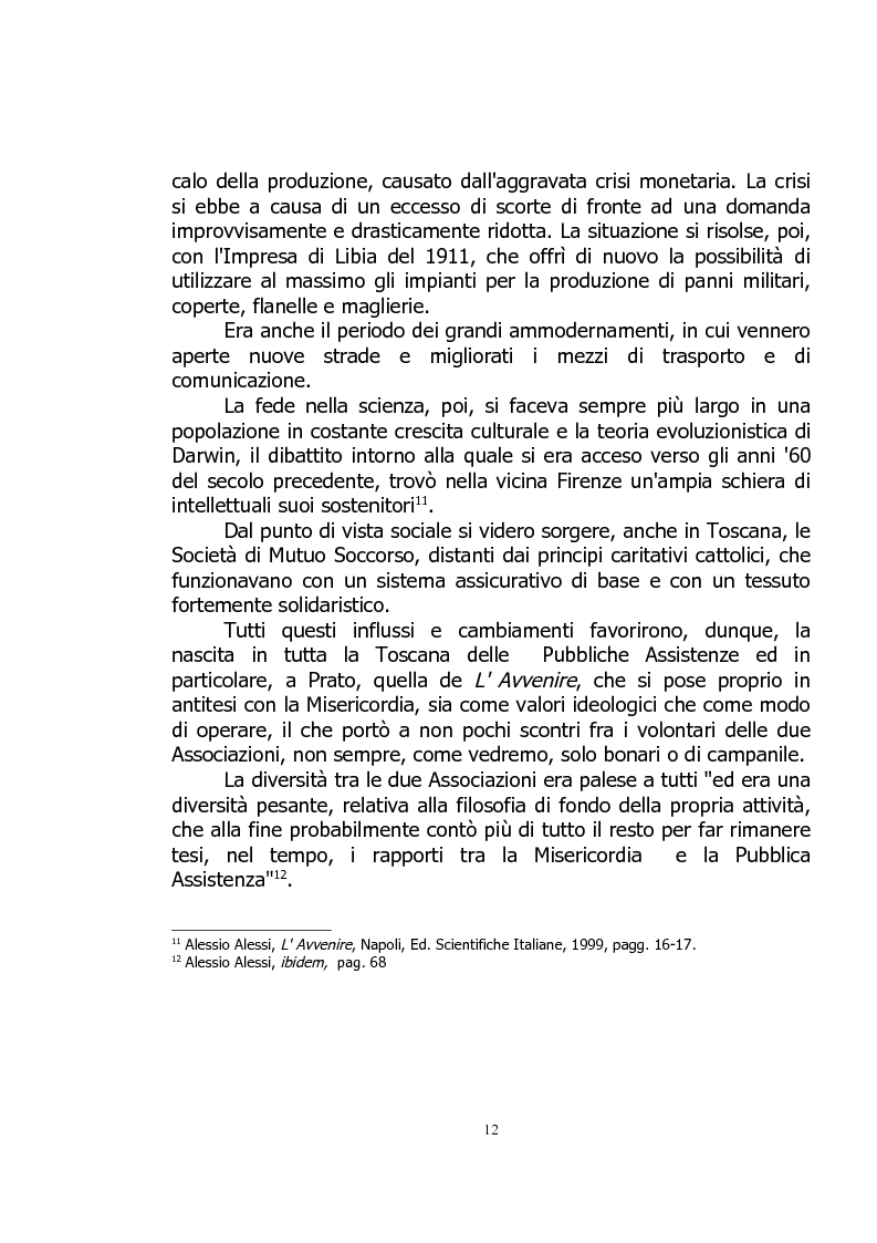 Anteprima della tesi: Analisi delle motivazioni dei volontari della Croce d'Oro di Prato in relazione alle tematiche della Religione Civile, Pagina 8