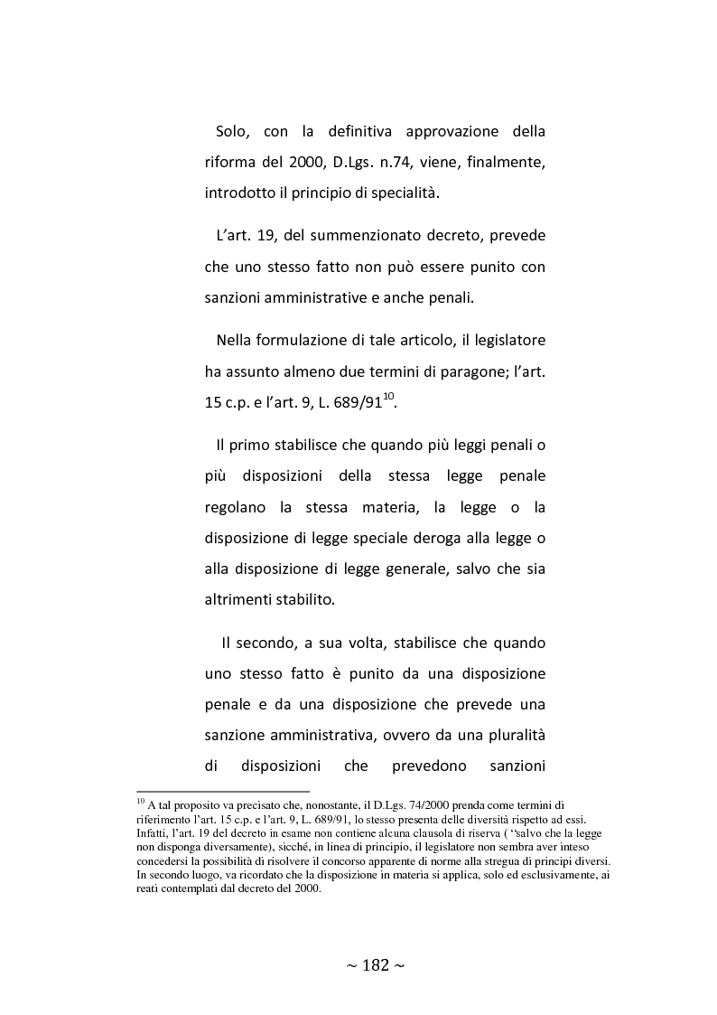 Estratto dalla tesi: Le sanzioni penali tributarie