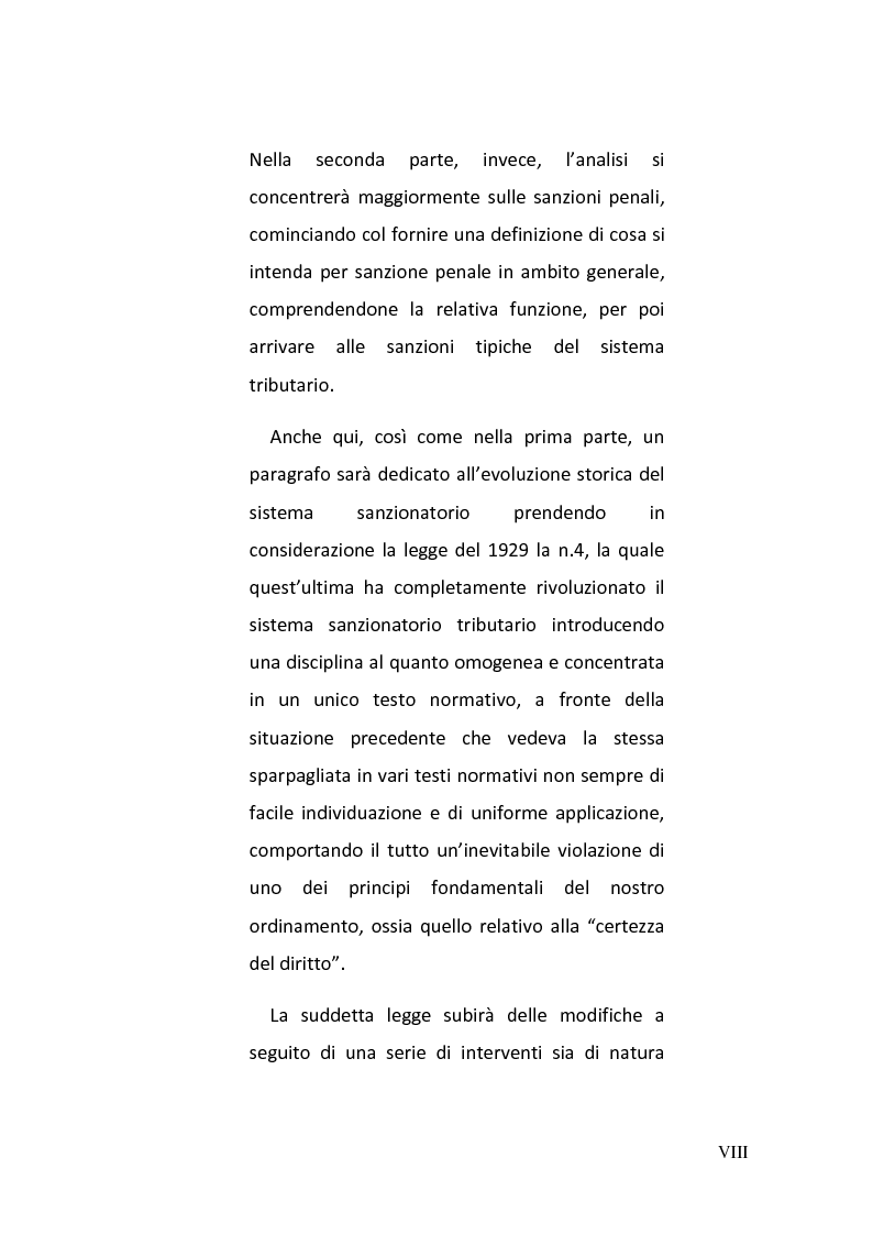Anteprima della tesi: Le sanzioni penali tributarie, Pagina 5