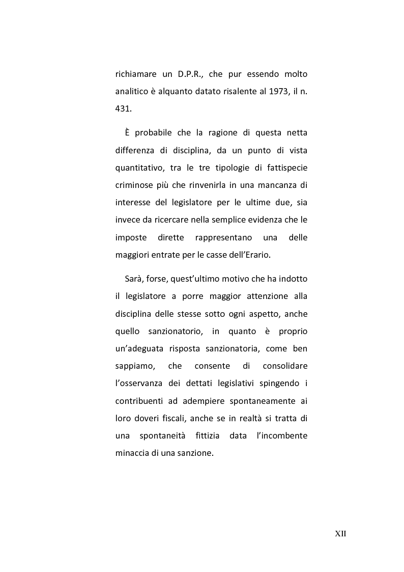 Anteprima della tesi: Le sanzioni penali tributarie, Pagina 9