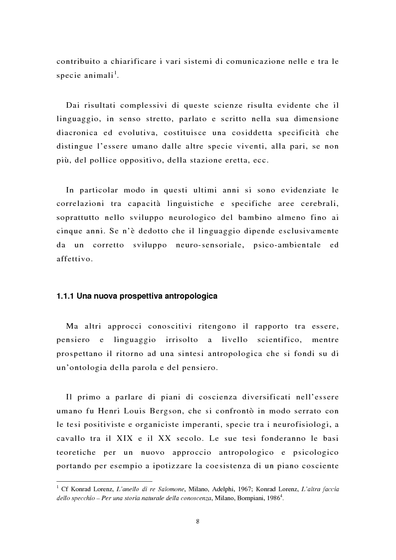 Anteprima della tesi: Ermeneutica del testo letterario assisitita da calcolatore – Modelli e metodi di analisi testuale, morfosintattica, valutazione semantica e rappresentazione transmediale, Pagina 4