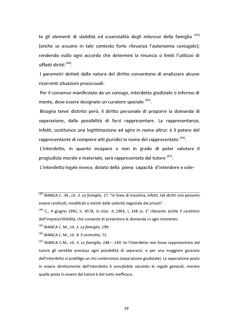 Anteprima della tesi: Accordi tra coniugi in sede di separazione e divorzio, Pagina 16