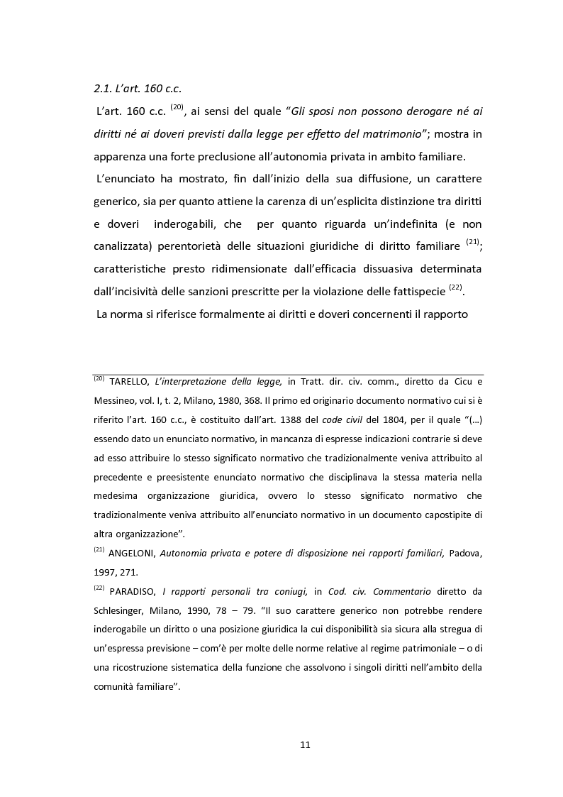 Anteprima della tesi: Accordi tra coniugi in sede di separazione e divorzio, Pagina 8