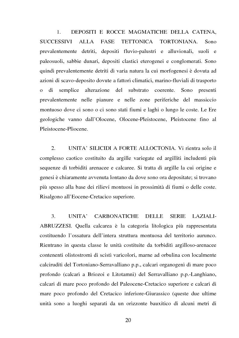 Anteprima della tesi: Gestione del patrimonio forestale nel Parco Regionale dei Monti Aurunci (LT), Pagina 13