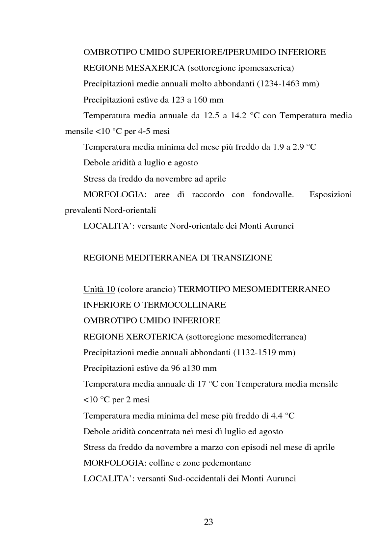 Anteprima della tesi: Gestione del patrimonio forestale nel Parco Regionale dei Monti Aurunci (LT), Pagina 16