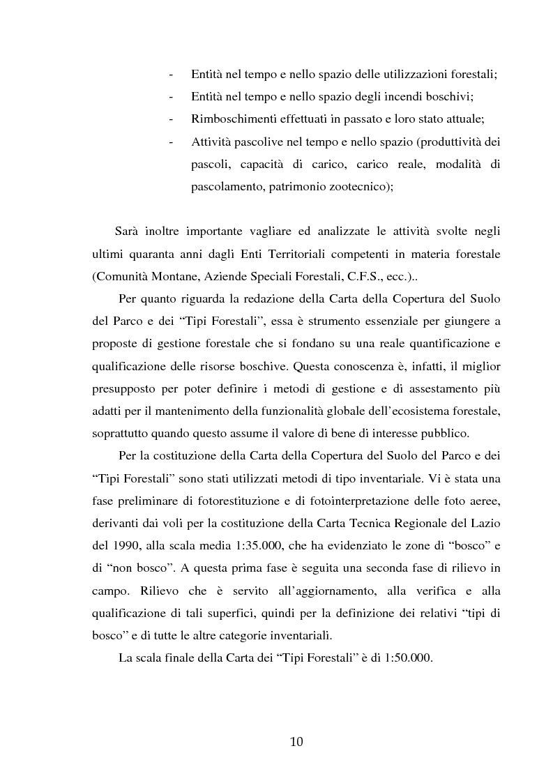 Anteprima della tesi: Gestione del patrimonio forestale nel Parco Regionale dei Monti Aurunci (LT), Pagina 3