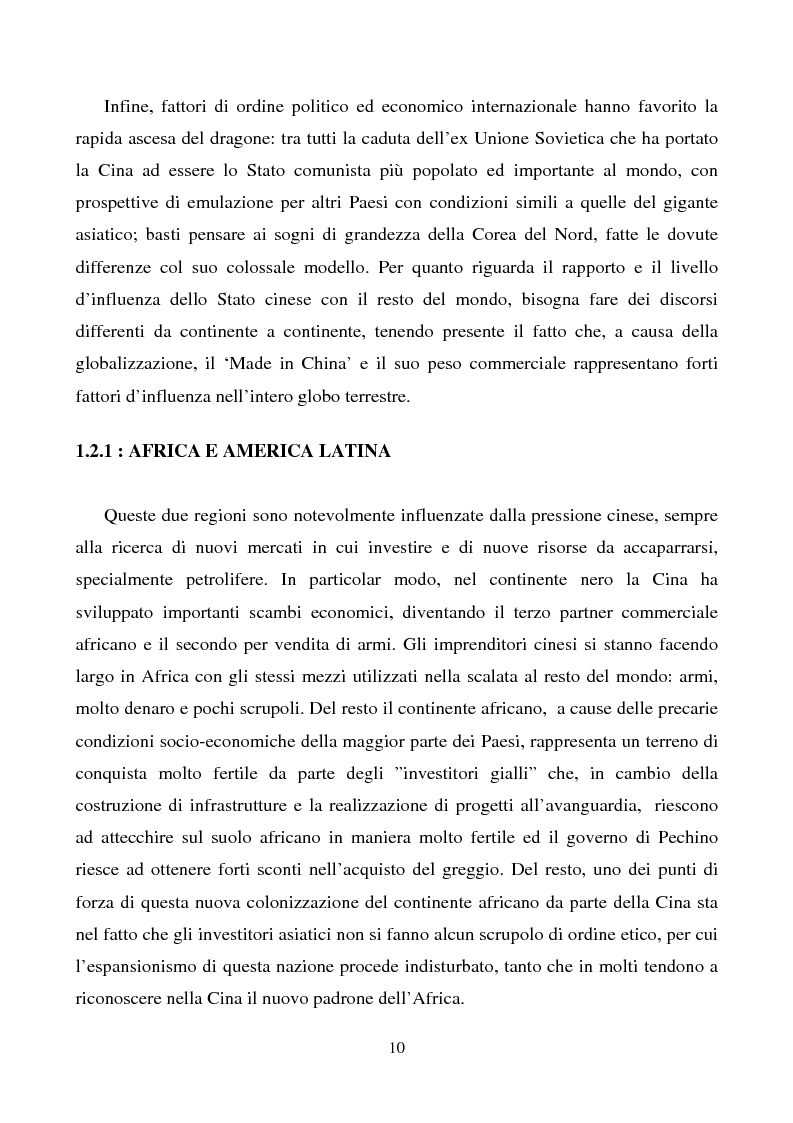 Anteprima della tesi: La Cina: sviluppo economico globale e regime politico non democratico, Pagina 9
