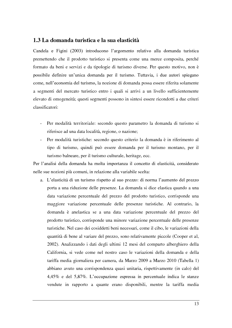 Anteprima della tesi: La crisi economica e l'impatto sulla gestione di un sito turistico: il caso Sonoma Valley in California, Pagina 11