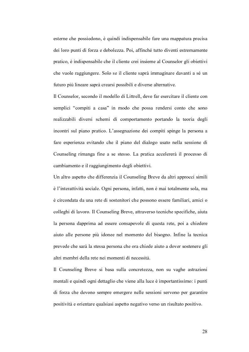 Estratto dalla tesi: Brain Whispering: il mio counseling in azienda. Dalla ''formazione al ruolo'' alla ''formazione alla persona''.