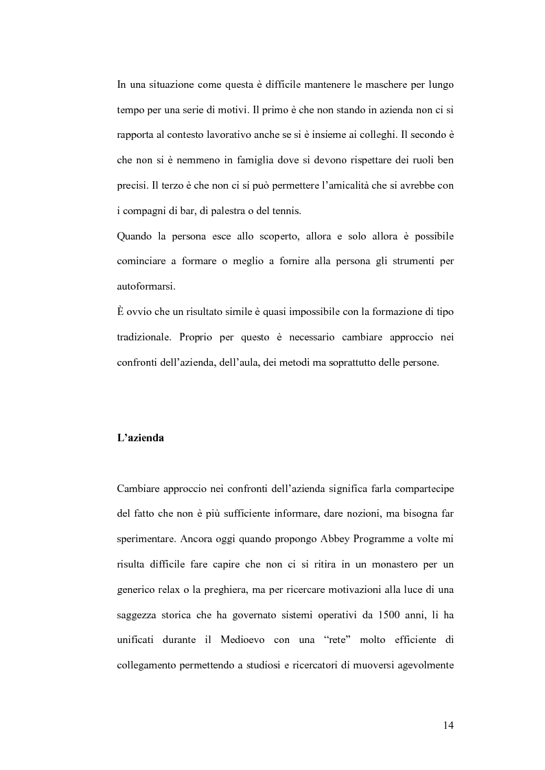 Anteprima della tesi: Brain Whispering: il mio counseling in azienda. Dalla ''formazione al ruolo'' alla ''formazione alla persona''., Pagina 13