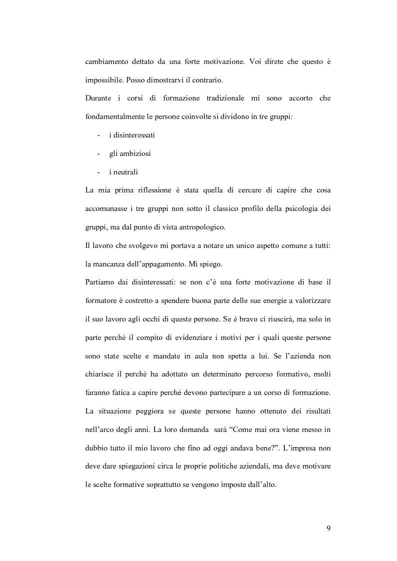 Anteprima della tesi: Brain Whispering: il mio counseling in azienda. Dalla ''formazione al ruolo'' alla ''formazione alla persona''., Pagina 8