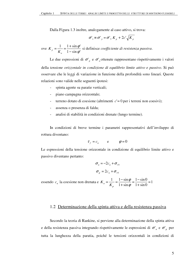 Anteprima della tesi: Studio del comportamento di una paratia con approcci analitici, Pagina 6