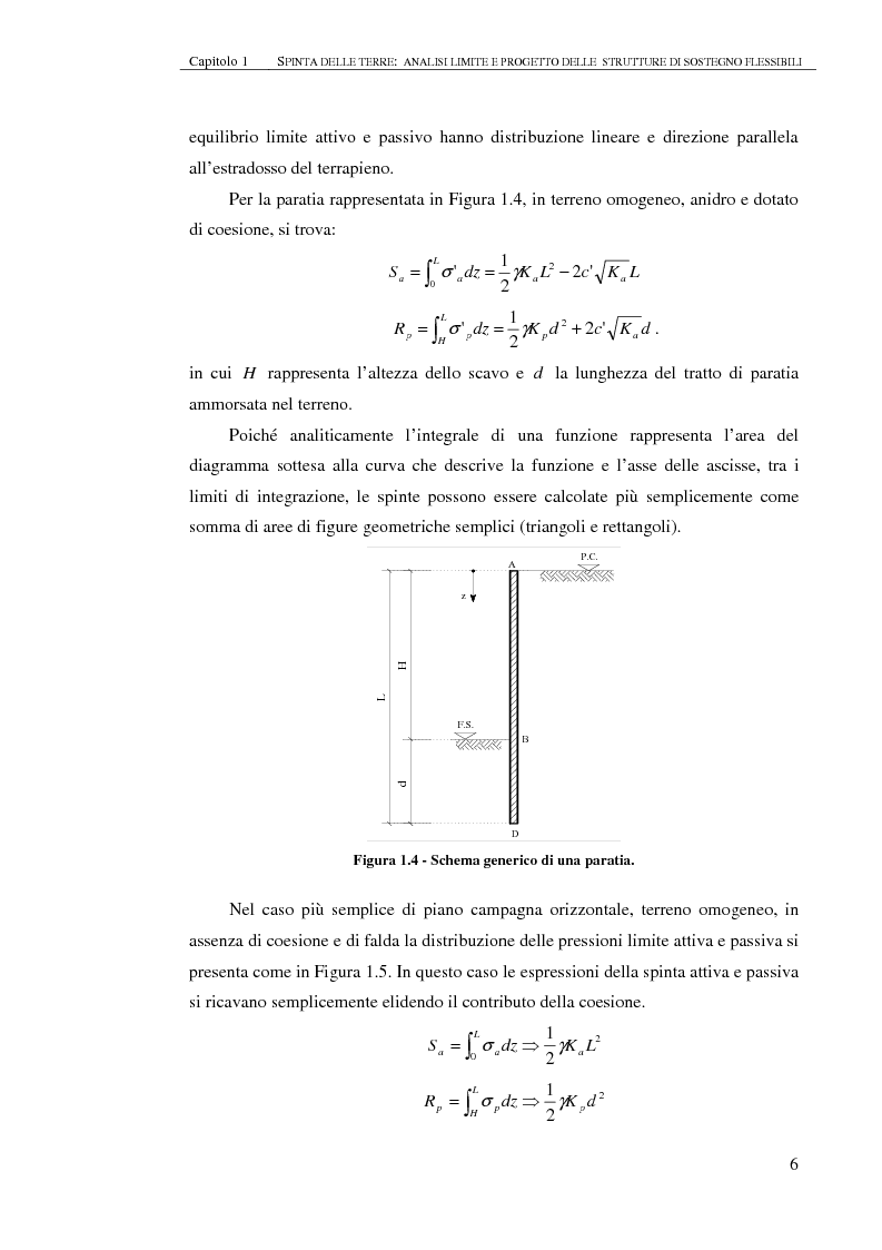 Anteprima della tesi: Studio del comportamento di una paratia con approcci analitici, Pagina 7