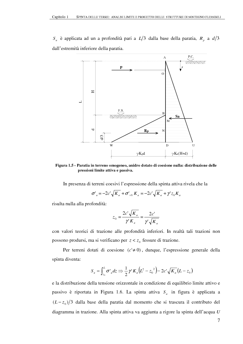Anteprima della tesi: Studio del comportamento di una paratia con approcci analitici, Pagina 8