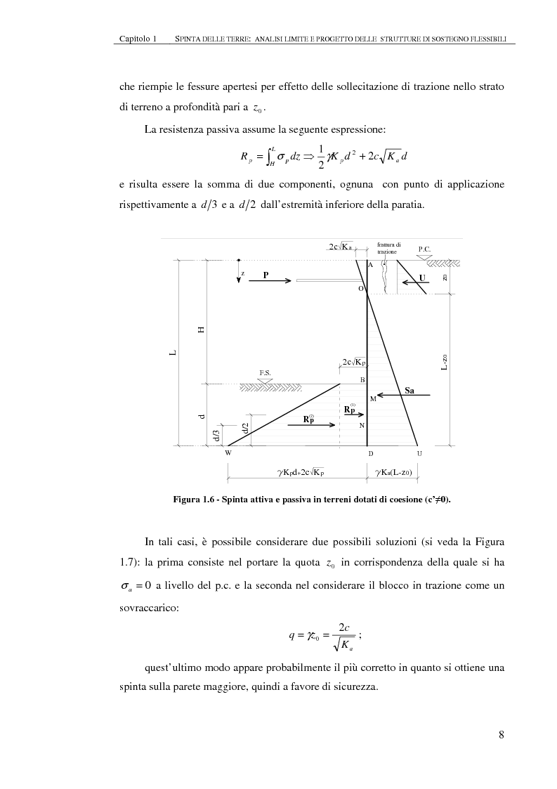 Anteprima della tesi: Studio del comportamento di una paratia con approcci analitici, Pagina 9
