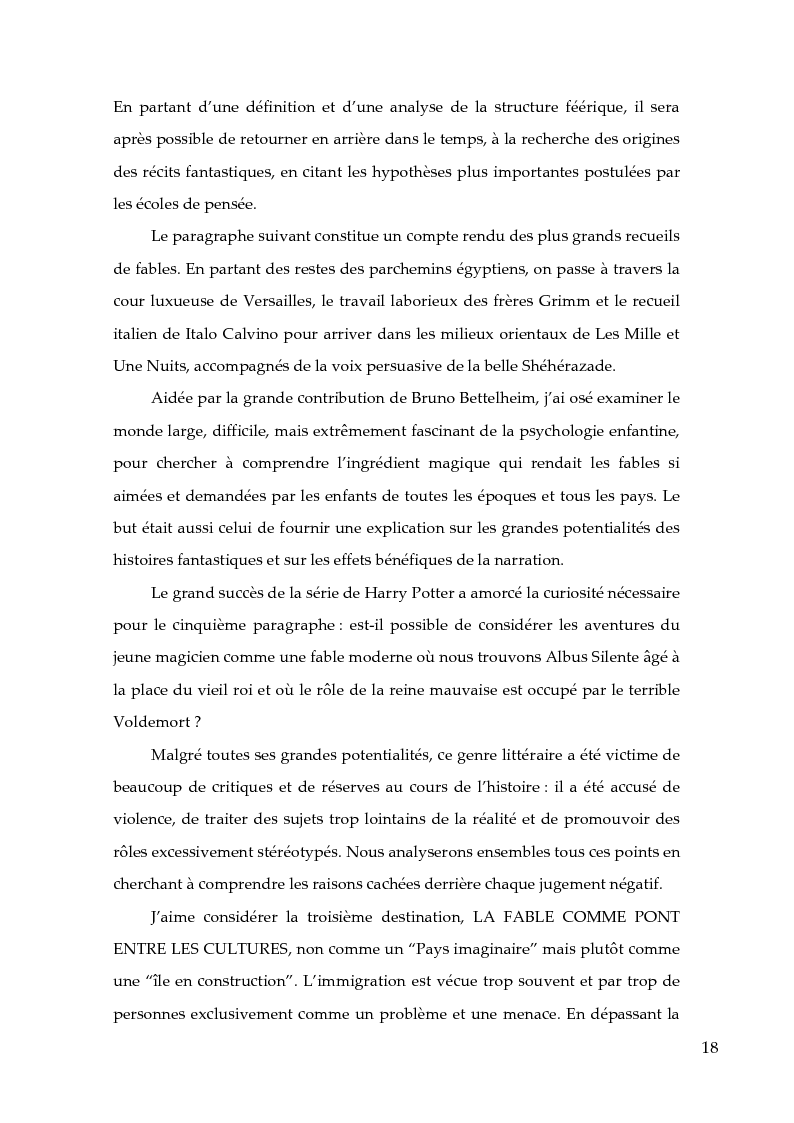 Anteprima della tesi: La fable comme instrument de communication interculturelle, Pagina 3