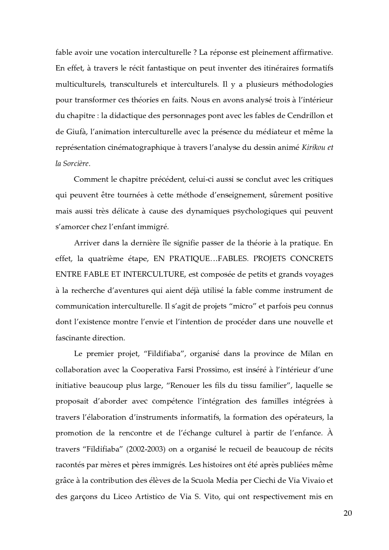 Anteprima della tesi: La fable comme instrument de communication interculturelle, Pagina 5