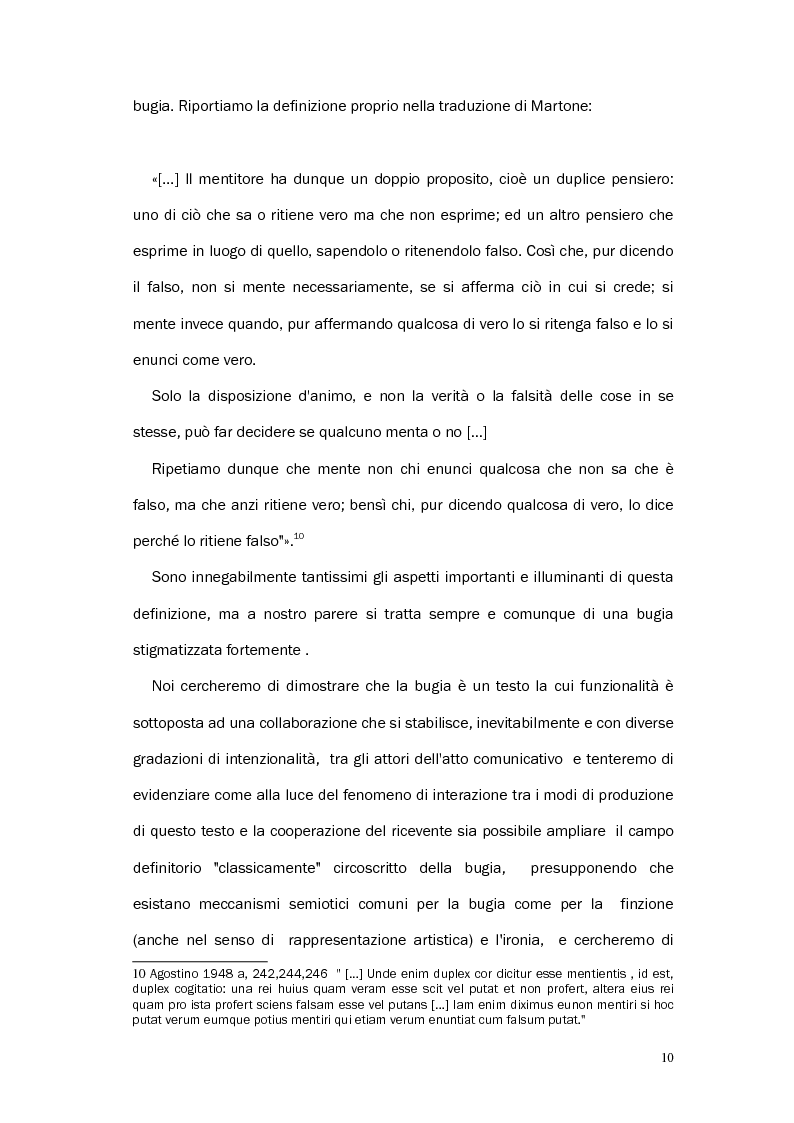 Anteprima della tesi: Una semiotica della bugia, Pagina 8