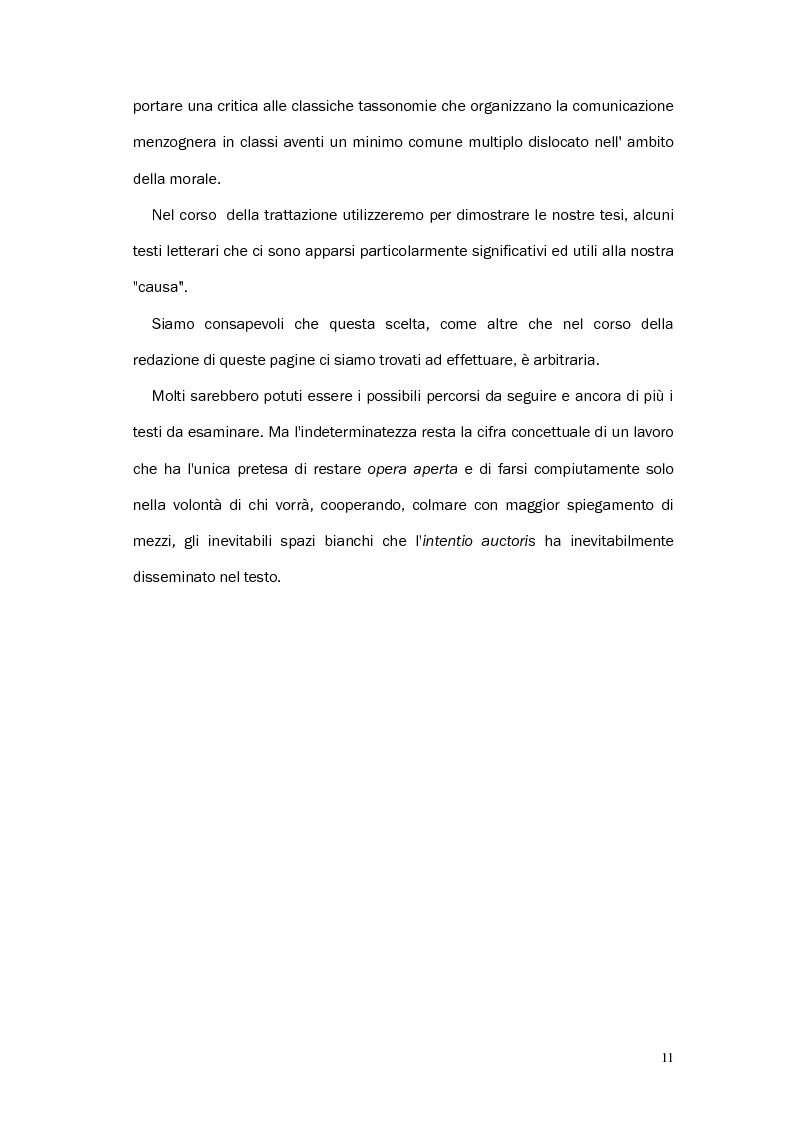 Anteprima della tesi: Una semiotica della bugia, Pagina 9
