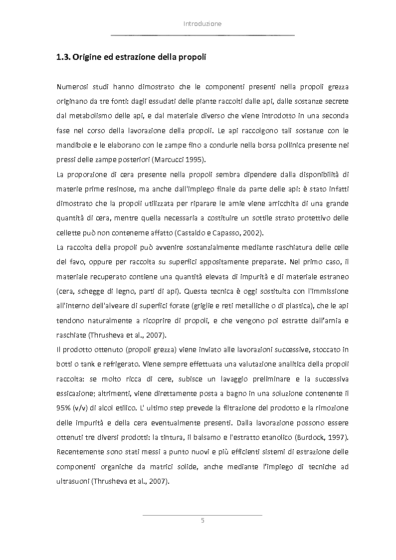 Anteprima della tesi: Attività antimicrobica di propoli microincapsulata, Pagina 6