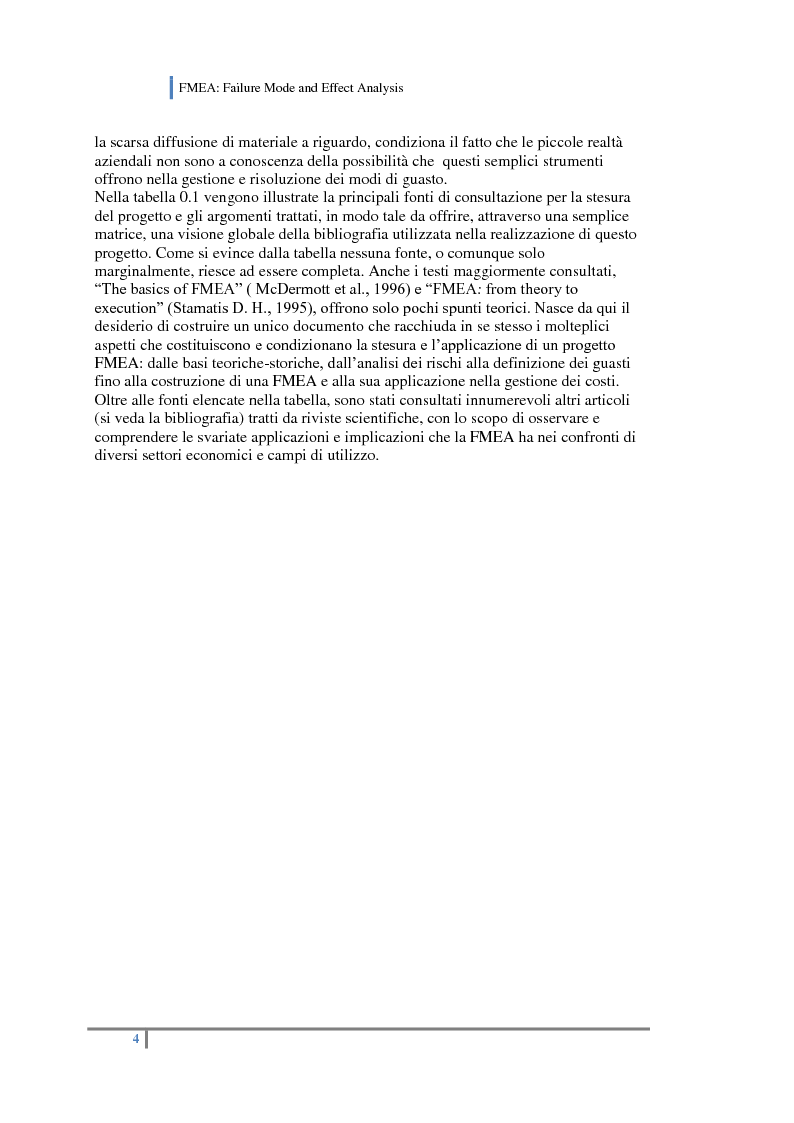 Anteprima della tesi: Failure mode and effect analysis - Un'analisi della letteratura, Pagina 3
