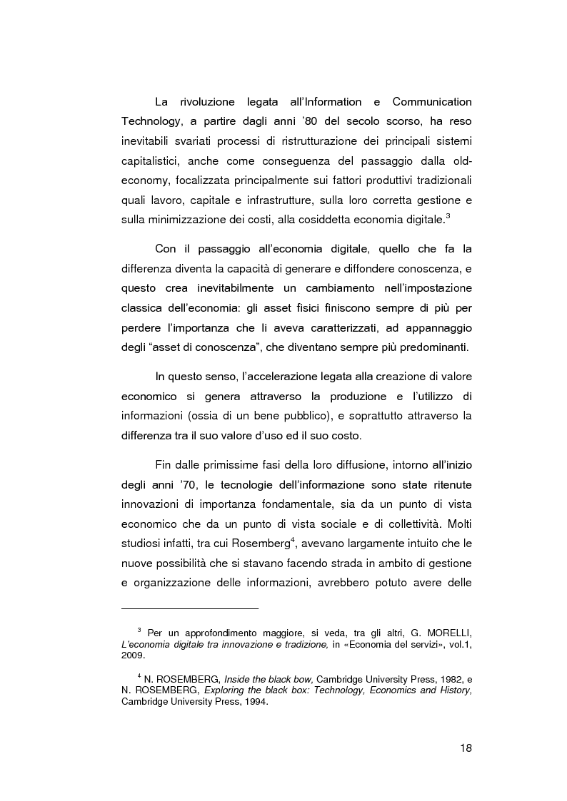 Anteprima della tesi: Lo sviluppo delle reti di accesso di nuova generazione: aspetti di politica industriale e regolatoria, Pagina 6