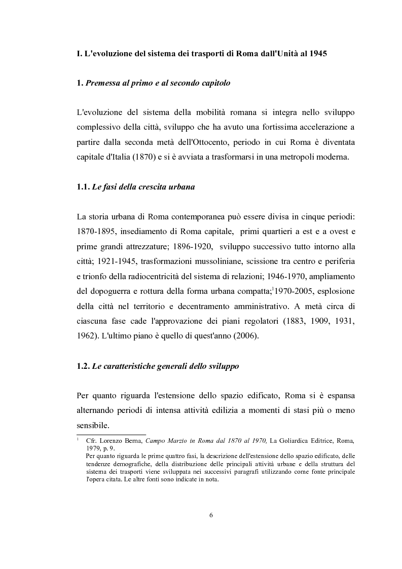 Anteprima della tesi: La ferrovia Roma-Viterbo nel sistema della mobilità romana, Pagina 4