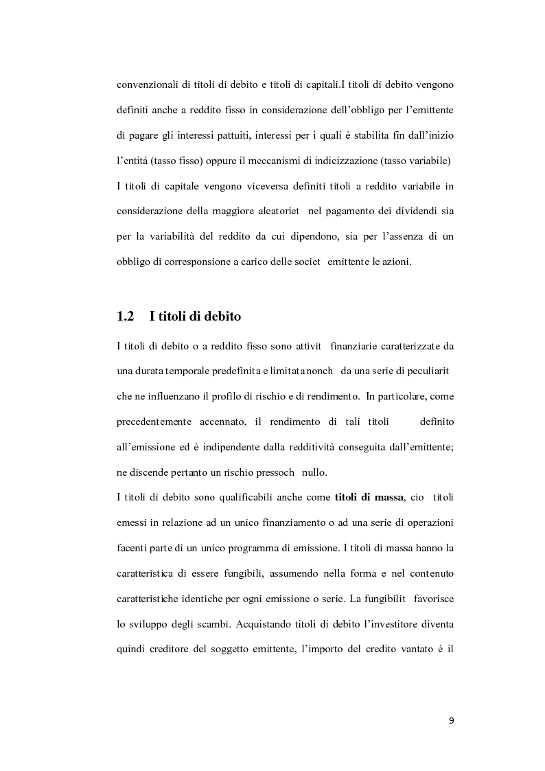 Anteprima della tesi: Gli strumenti finanziari nella fiscalità d’impresa, Pagina 10