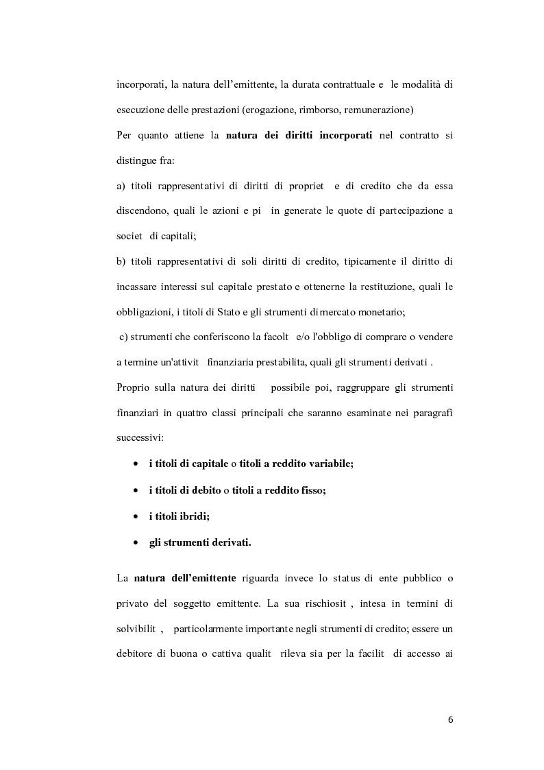 Anteprima della tesi: Gli strumenti finanziari nella fiscalità d’impresa, Pagina 7