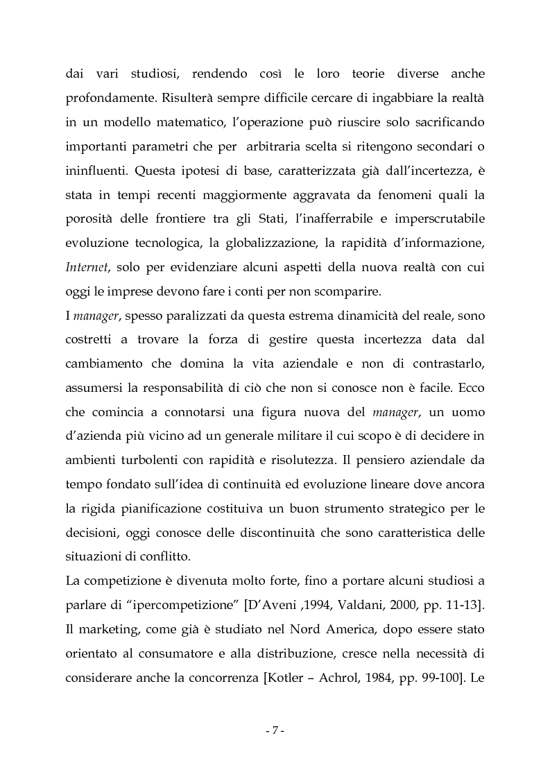 Anteprima della tesi: Applicazione dell’approccio militare alle strategie competitive e di marketing delle imprese industriali, Pagina 12