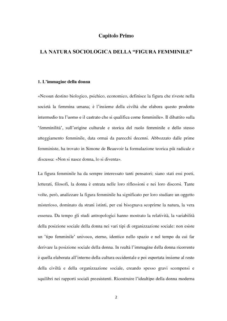 Anteprima della tesi: Le donne nel sistema economico meridionale: problemi, politiche, opportunità, Pagina 3