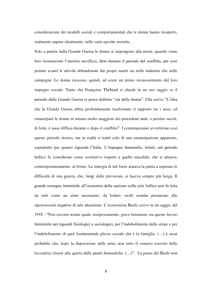 Anteprima della tesi: Le donne nel sistema economico meridionale: problemi, politiche, opportunità, Pagina 9