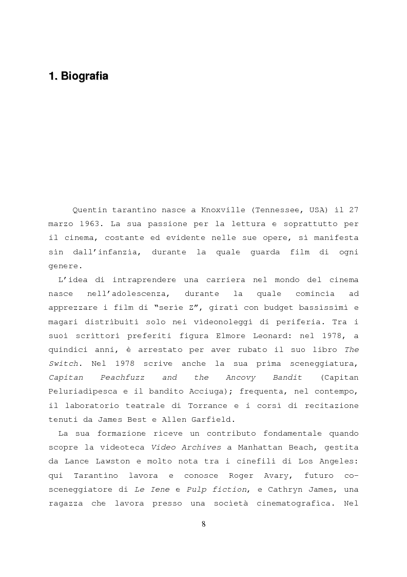Anteprima della tesi: Figure di montaggio nei film di Quentin Tarantino, Pagina 4