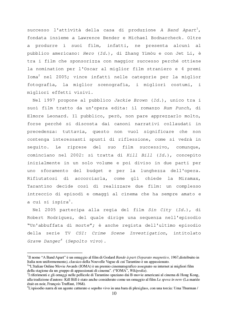 Anteprima della tesi: Figure di montaggio nei film di Quentin Tarantino, Pagina 6
