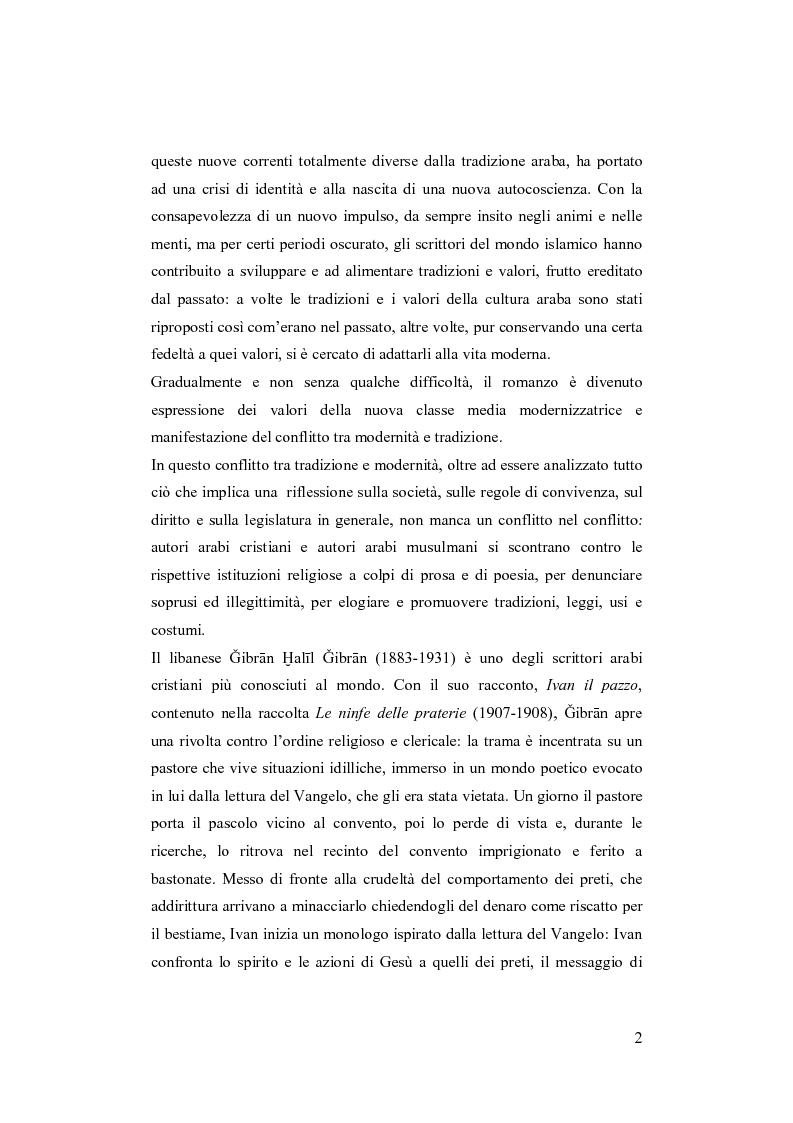 Anteprima della tesi: I Fratelli Musulmani nella letteratura araba del Novecento, Pagina 3