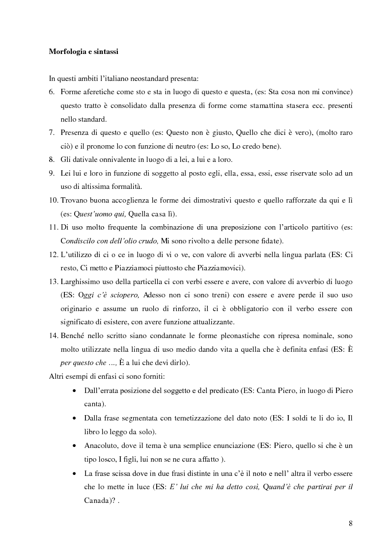 Anteprima della tesi: La lingua della televisione italiana dalle origini agli anni settanta, Pagina 7