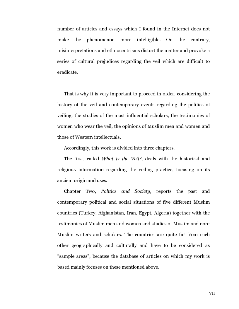 Anteprima della tesi: Dis-covering Muslim Women: A Survey of Recent Literature on Veiling, Pagina 6