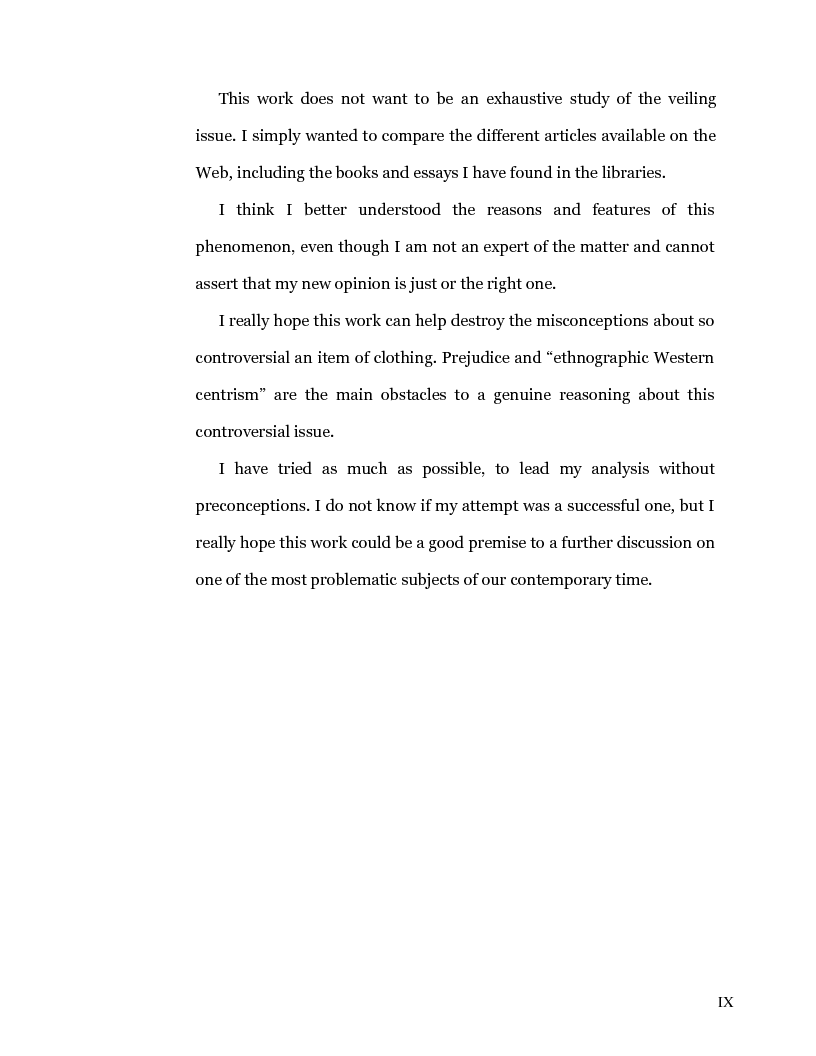 Anteprima della tesi: Dis-covering Muslim Women: A Survey of Recent Literature on Veiling, Pagina 8